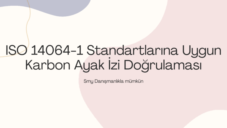 Read more about the article ISO 14064-1 Standartlarına Uygun Karbon Ayak İzi Doğrulaması